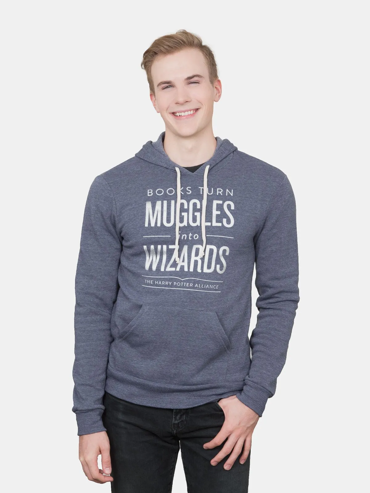 Books Turn Muggles into Wizards unisex hoodie