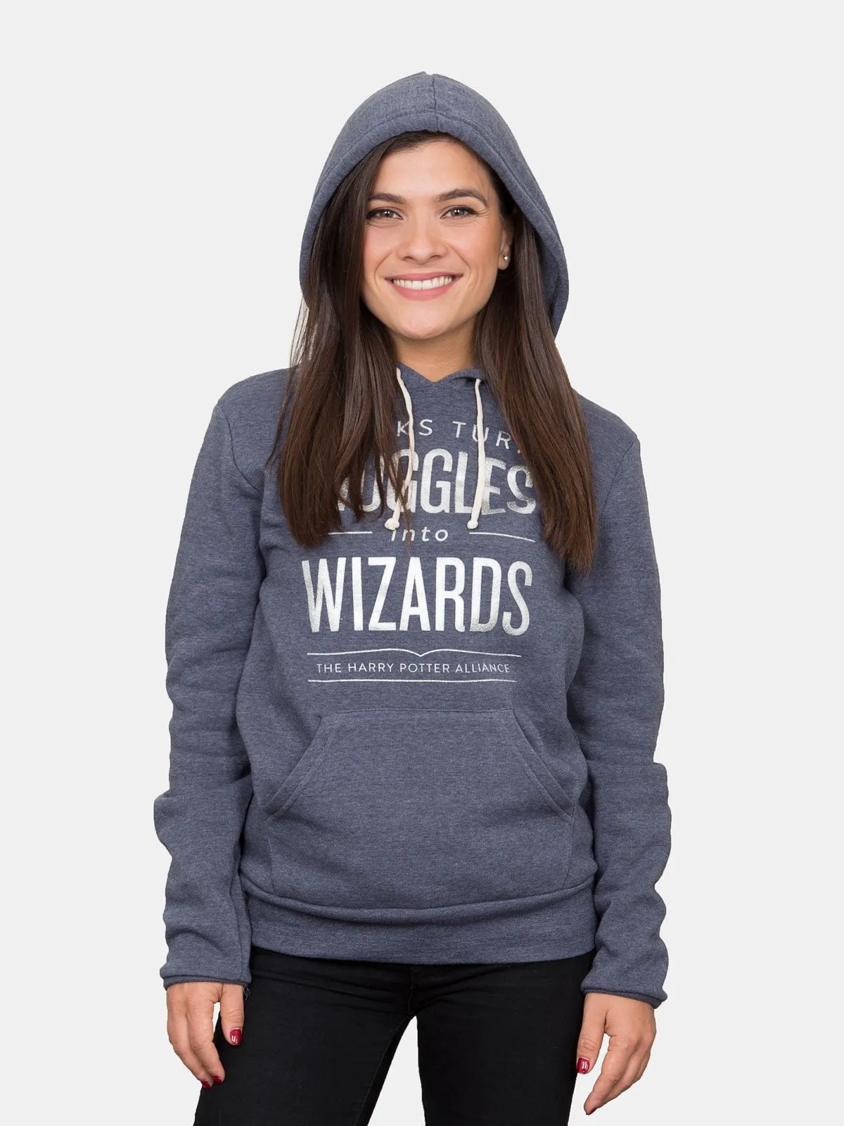 Books Turn Muggles into Wizards unisex hoodie