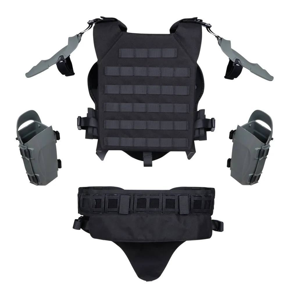 High Quality!Tactical Military Armor Fullbody Suit Set Outdoor Multi Detachable Vests for Hunting Airsoft Shooting CS Wargame Protective Equipment