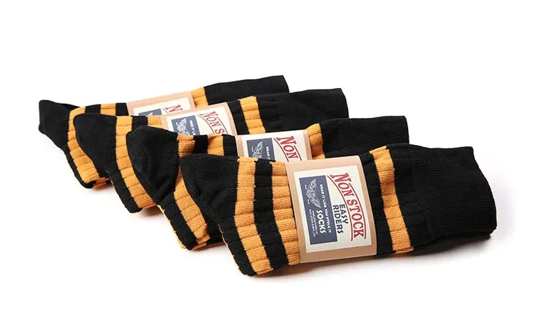 Prison Stripe Socks for Men - Christmas Edition