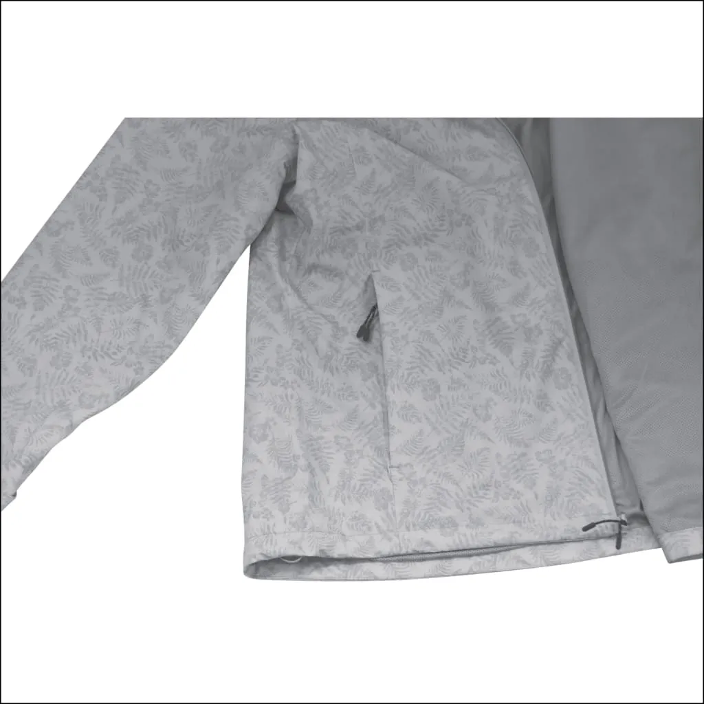 Snow Country Outerwear 1X-2X Women’s Plus Size Rain Jacket Printed Wind Breaker Waterproof