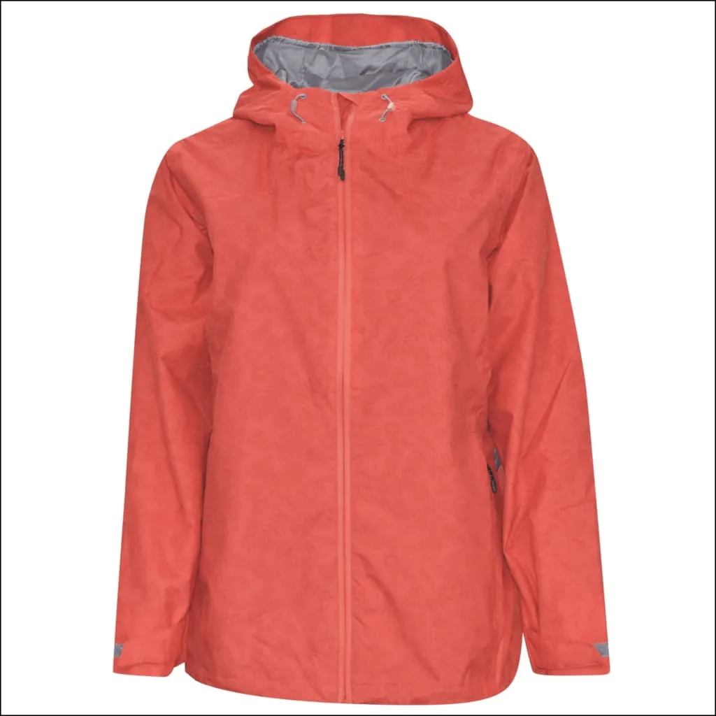 Snow Country Outerwear 1X-2X Women’s Plus Size Rain Jacket Printed Wind Breaker Waterproof