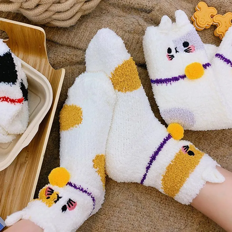 Stay Warm Cat Socks SD01497