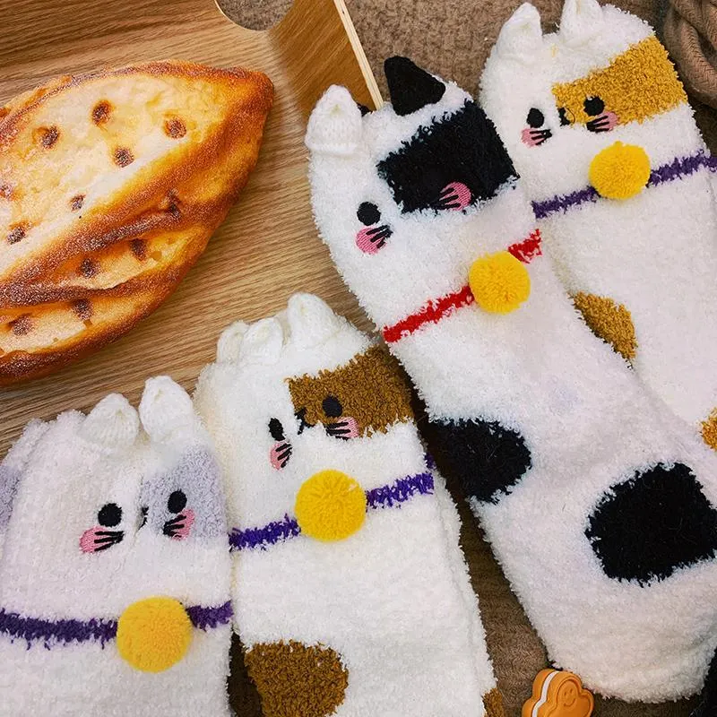 Stay Warm Cat Socks SD01497