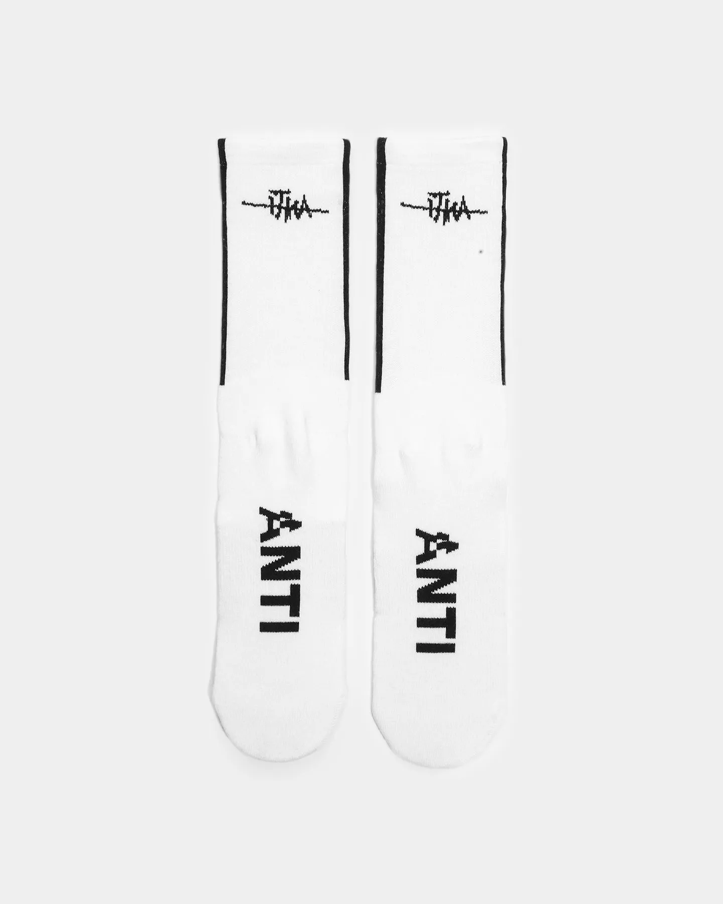 The Anti Order Digital Art Society Socks White/Black